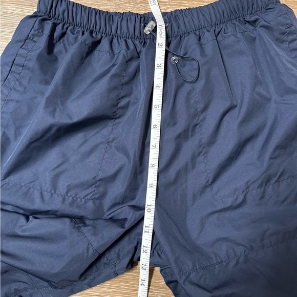 Men's Vintage Reebok Blue Lined Track Pants with Logo and Drawstring Waist Sz S - Picture 8 of 9